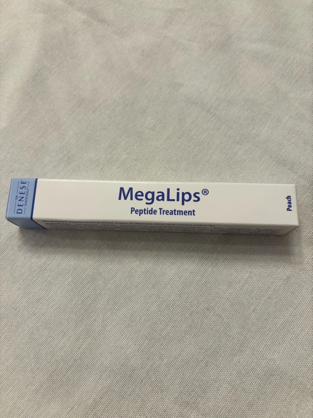 Dr. Denese MegaLips Peptide Treatment Peach Lip Balm NIB
